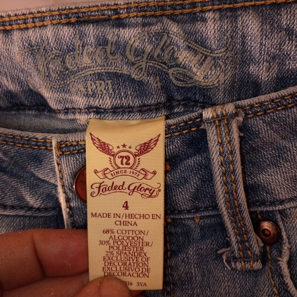 Faded Glory Light Blue Ankle Jeans - Picture 5 of 6
